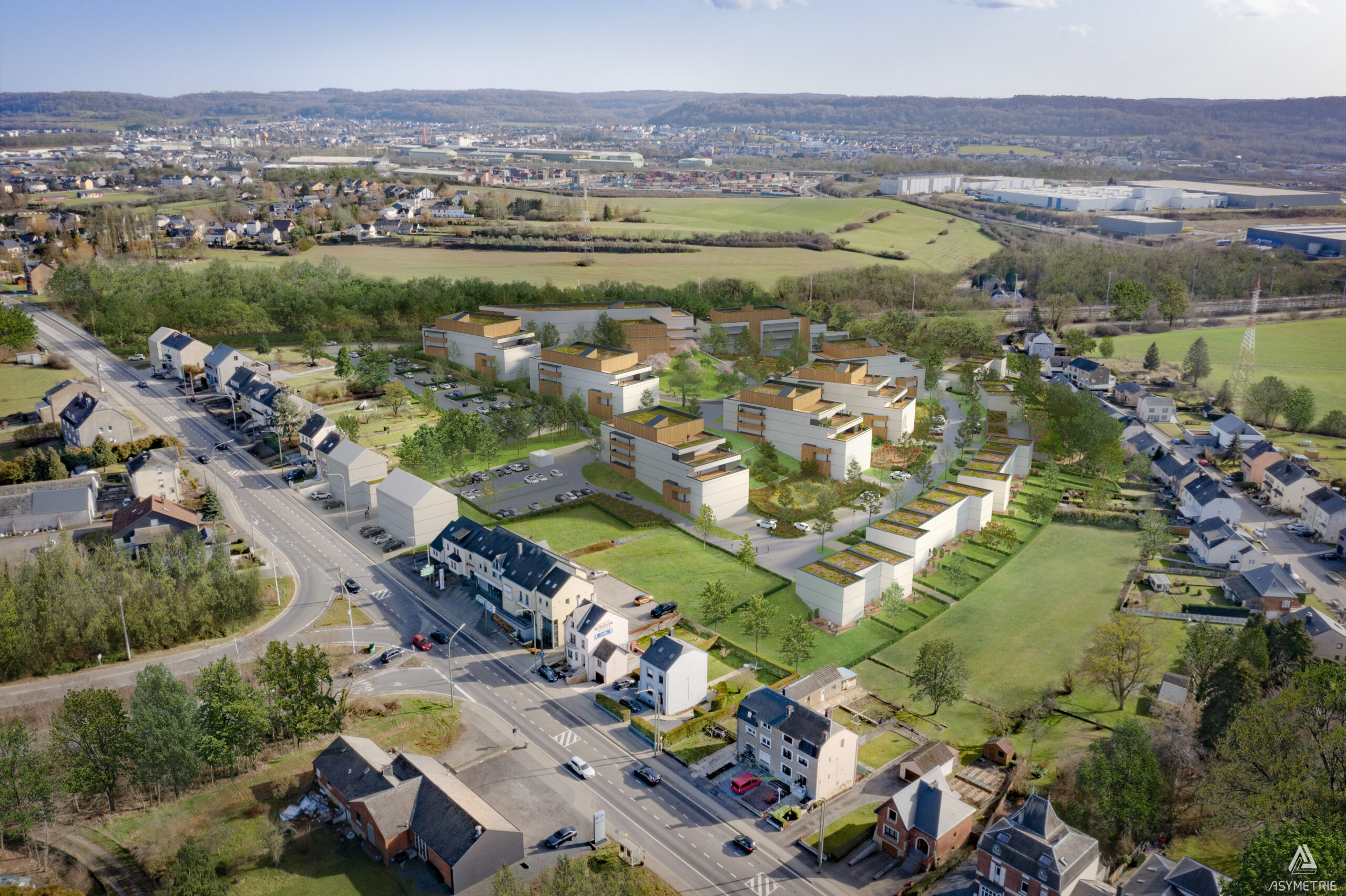 Gni Consulting Aubange Urbanisation rue Rougefontaine Vue A 210402