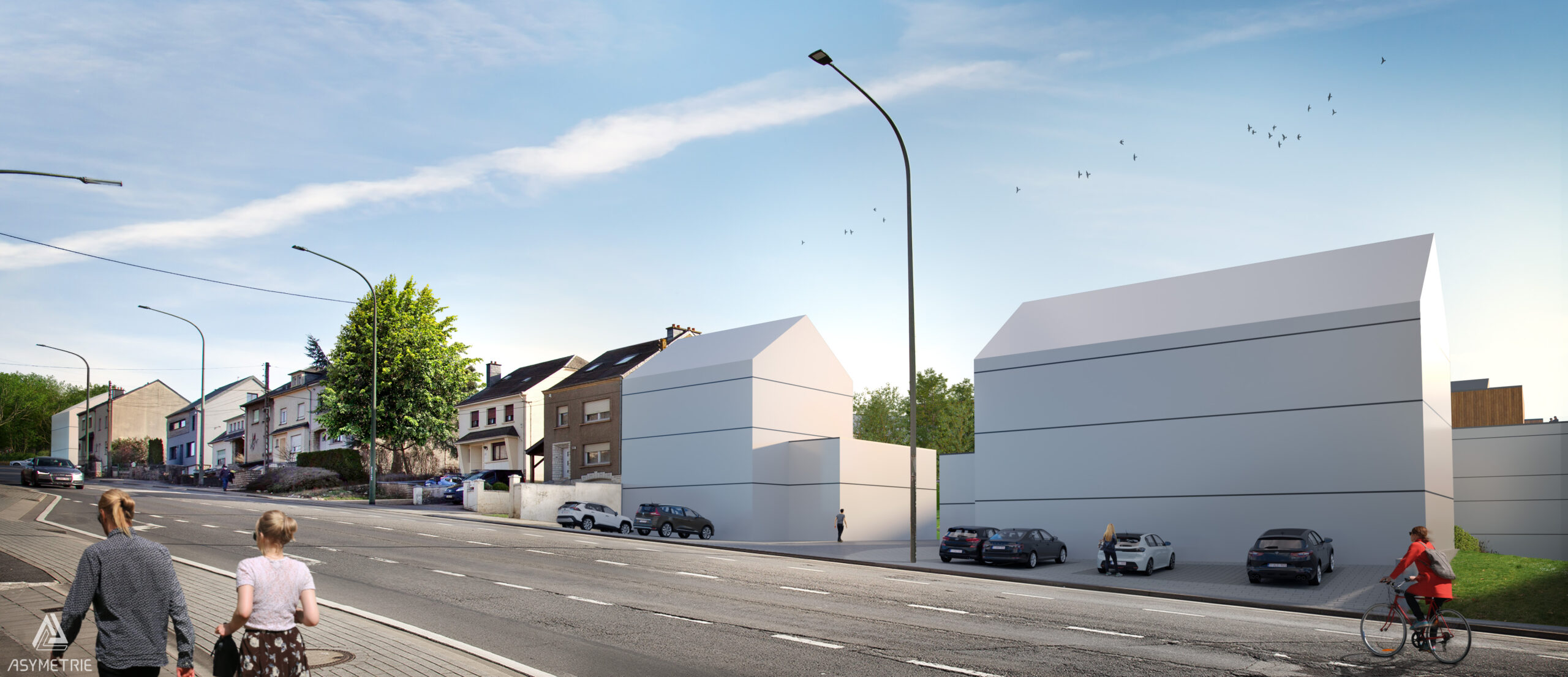 Gni Consulting Aubange Urbanisation rue Rougefontaine Vue E 210402